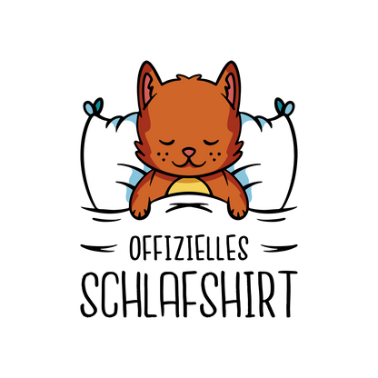 Cat sleeping cartoon | Unisex t-shirt