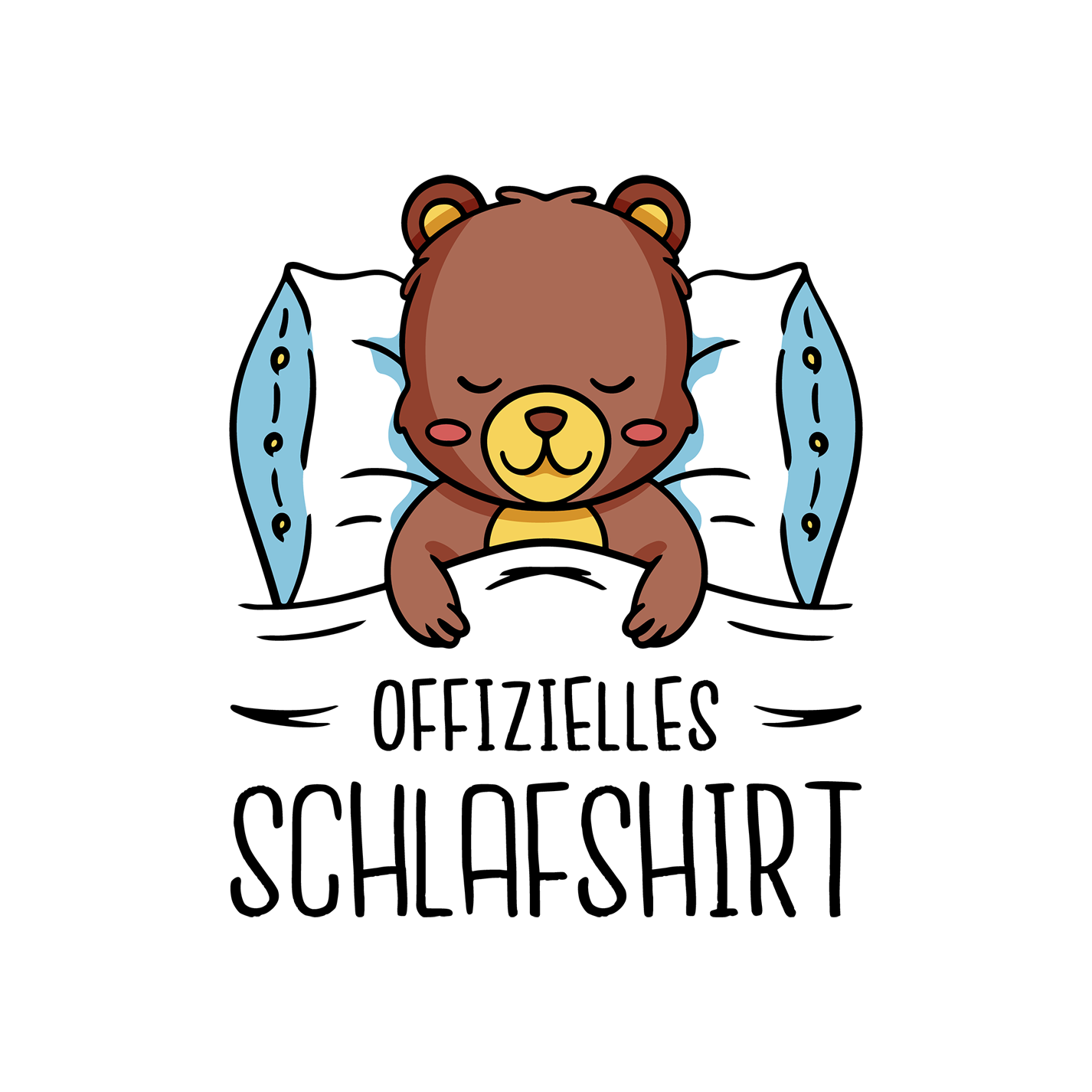 Official sleep shirt cute bear | Unisex t-shirt