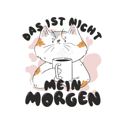 Angry cat with coffee | Men's classic tee