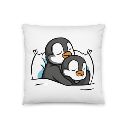 Penguin couple sleeping | Basic Pillow