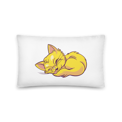 Lovely sleeping cat | Basic Pillow