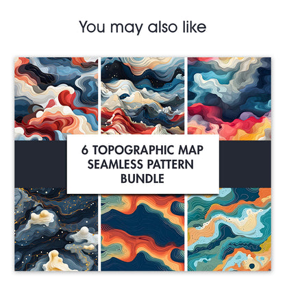 FREE Artistic Topography Seamless Pattern Designs | Digital download