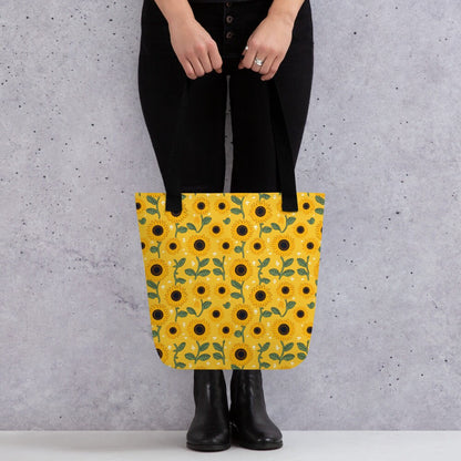 FREE Watercolor Sunflowers Seamless Pattern design | Digital download