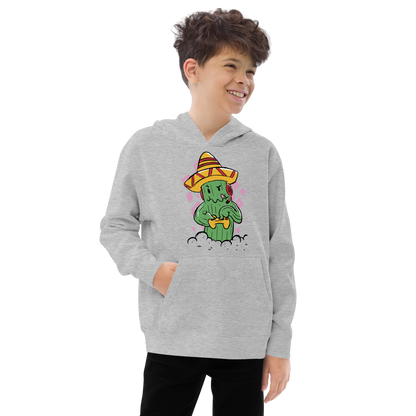 Gamer cactus | Kids fleece hoodie