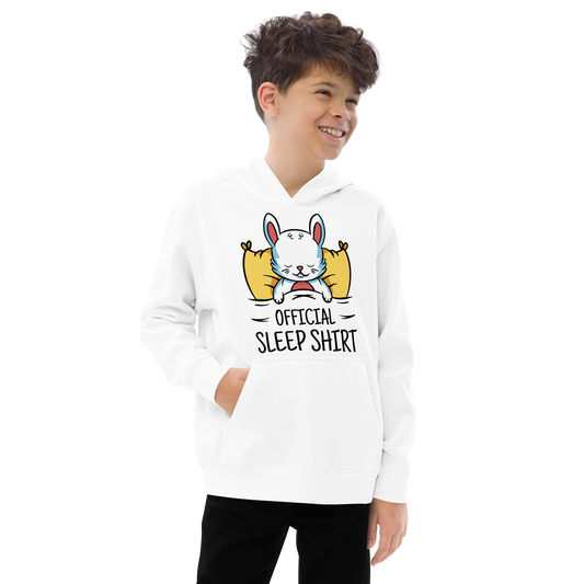 Official sleep shirt rabbit | Kids fleece hoodie