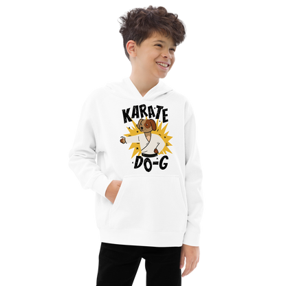 Karate do-g dog | Kids fleece hoodie