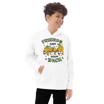 Lemon fruit friends funny | Kids fleece hoodie