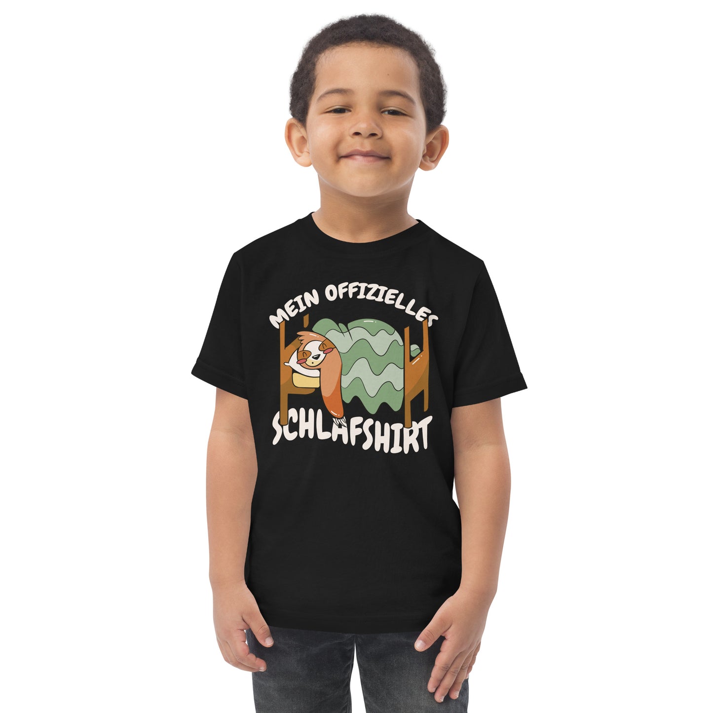 Sleeping sloth german | Toddler jersey t-shirt