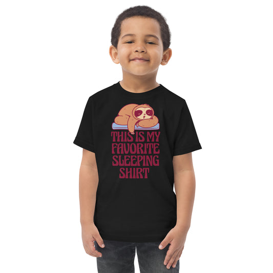 Sloth sleeping animal | Toddler jersey t-shirt