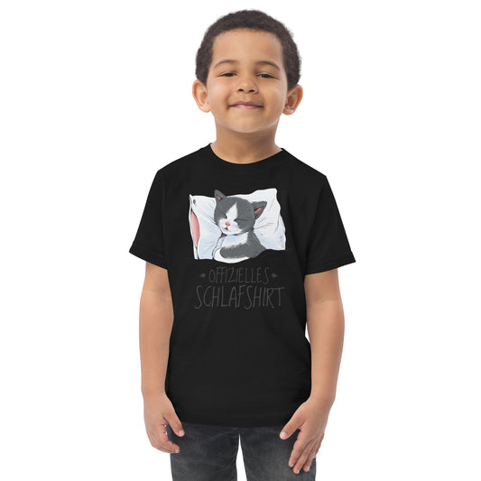 Sleep shirt cat | Toddler jersey t-shirt
