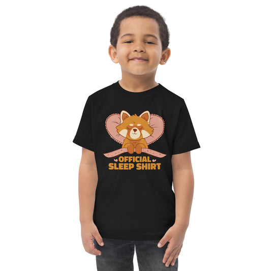 Red panda animal sleeping | Toddler jersey t-shirt