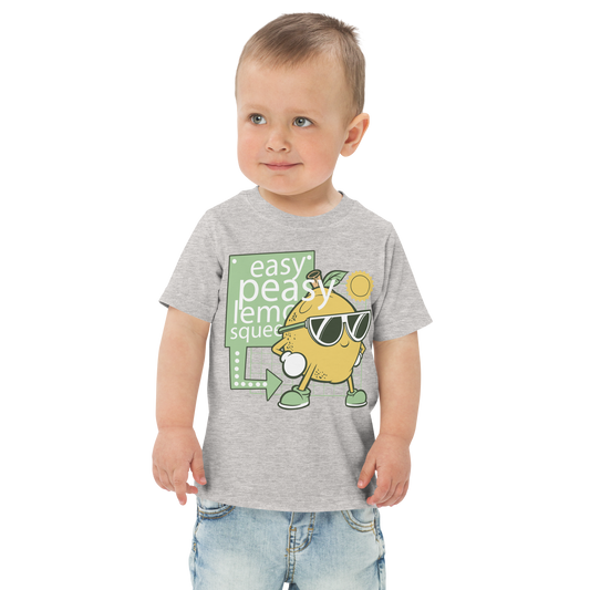 Funny lemon fruit cartoon | Toddler jersey t-shirt