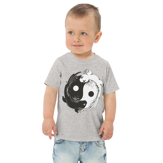 Yin yang axolotl animals | Toddler jersey t-shirt