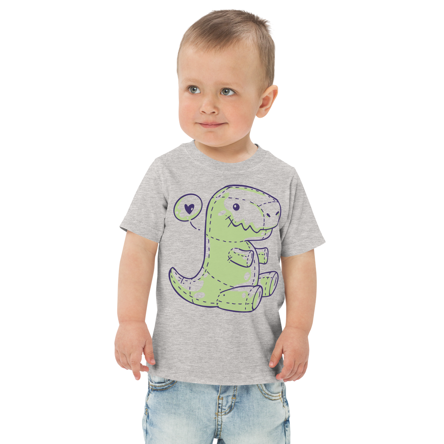 Cute t-rex plushie | Toddler jersey t-shirt