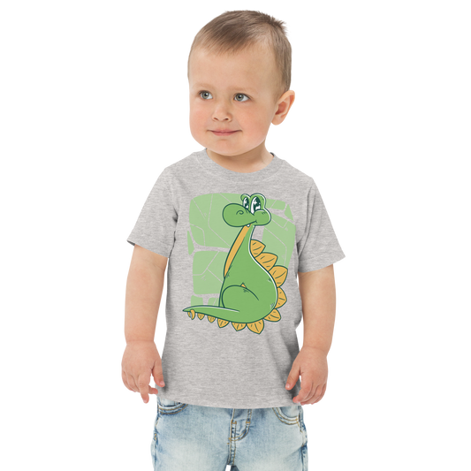Stegosaurus dinosaur cartoon | Toddler jersey t-shirt