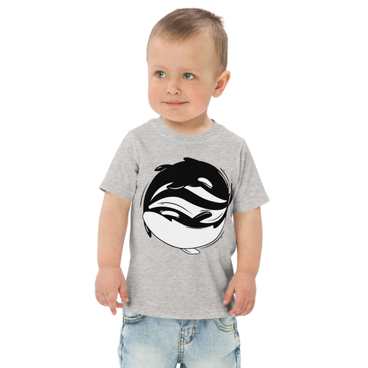 Yin Yang killer whales | Toddler jersey t-shirt