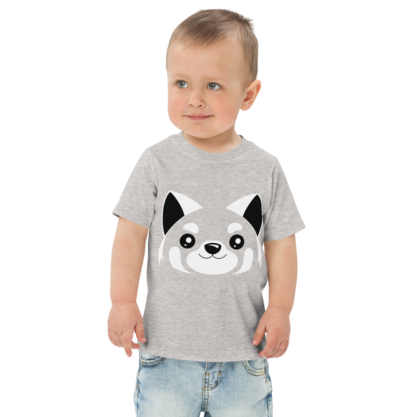 Red panda face | Toddler jersey t-shirt