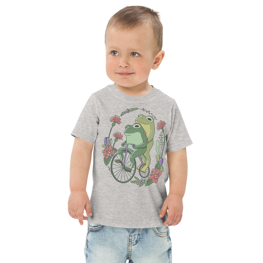 Cottagecore frogs | Toddler jersey t-shirt