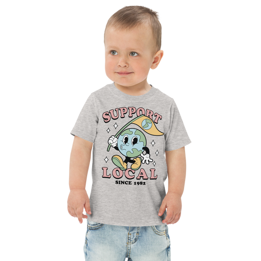 Happy planet earth | Toddler jersey t-shirt