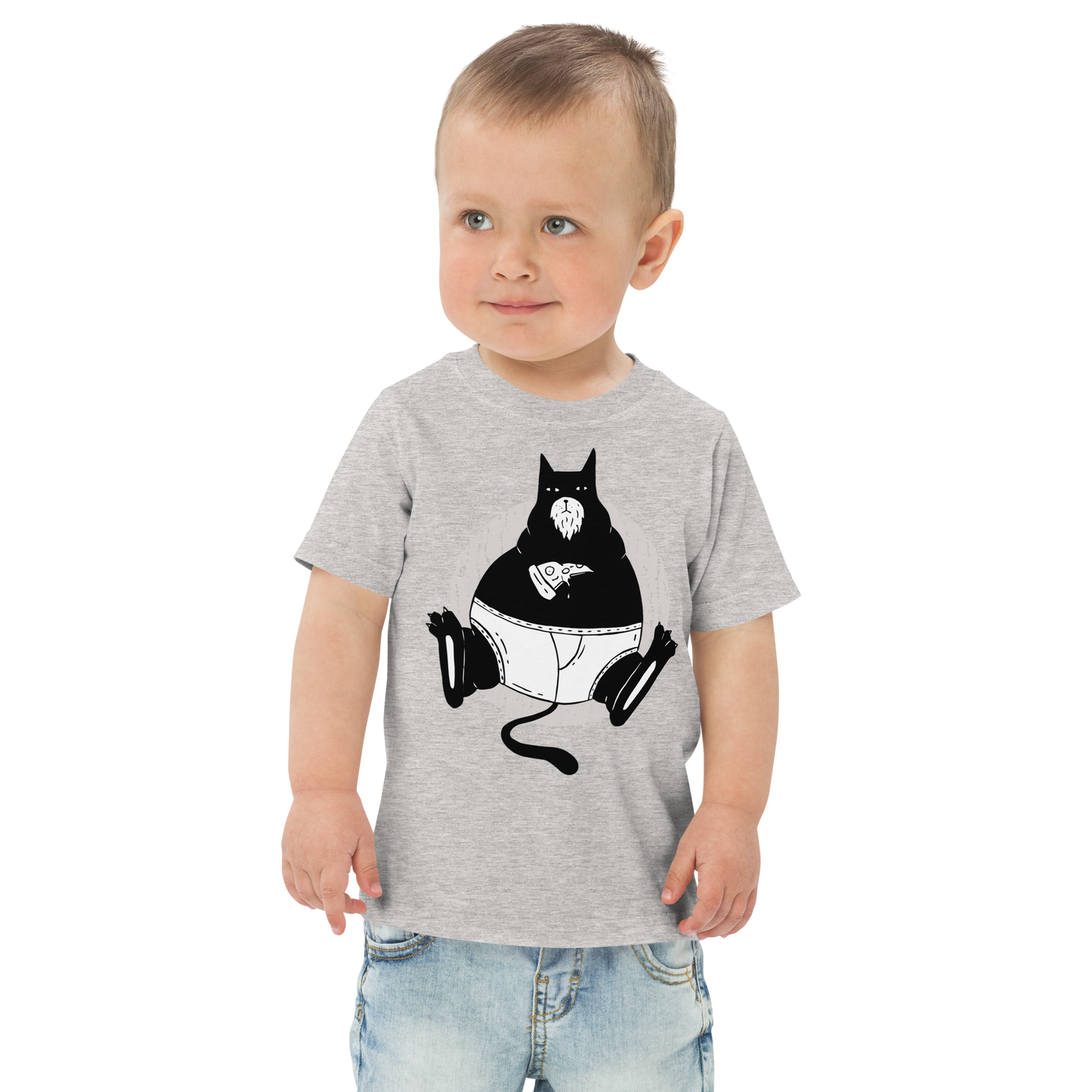 Pizza Cat | Toddler jersey t-shirt