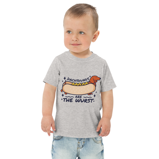Funny dachshund dogs quote | Toddler jersey t-shirt