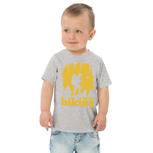 Hiking silhouette | Toddler jersey t-shirt