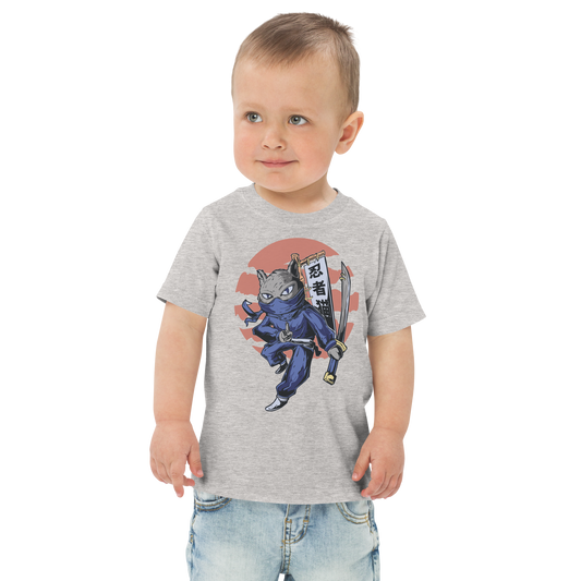 Ninja cat sword | Toddler jersey t-shirt