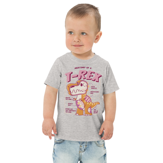 T-rex anatomy funny | Toddler jersey t-shirt