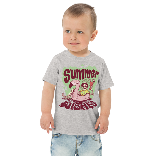 Summer skeleton | Toddler jersey t-shirt