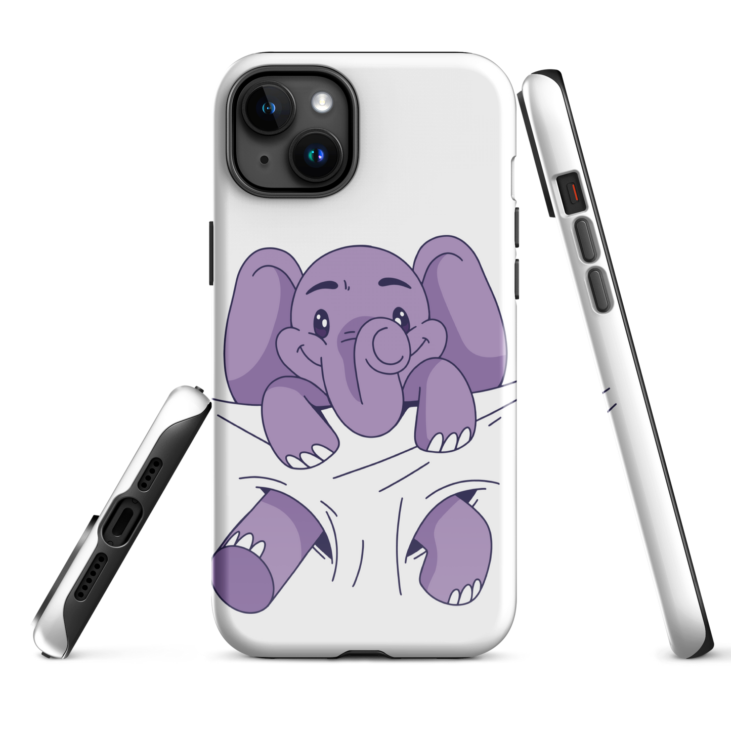 Carrying baby elephant | Tough Case for iPhone®