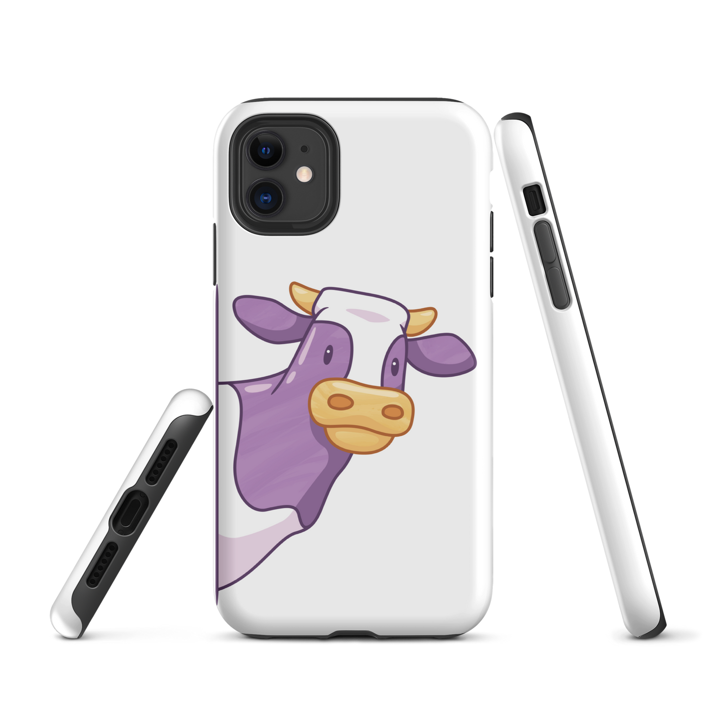 Cow peeking " Tough Case for iPhone®