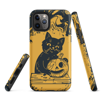 Black cat Halloween | Tough Case for iPhone®