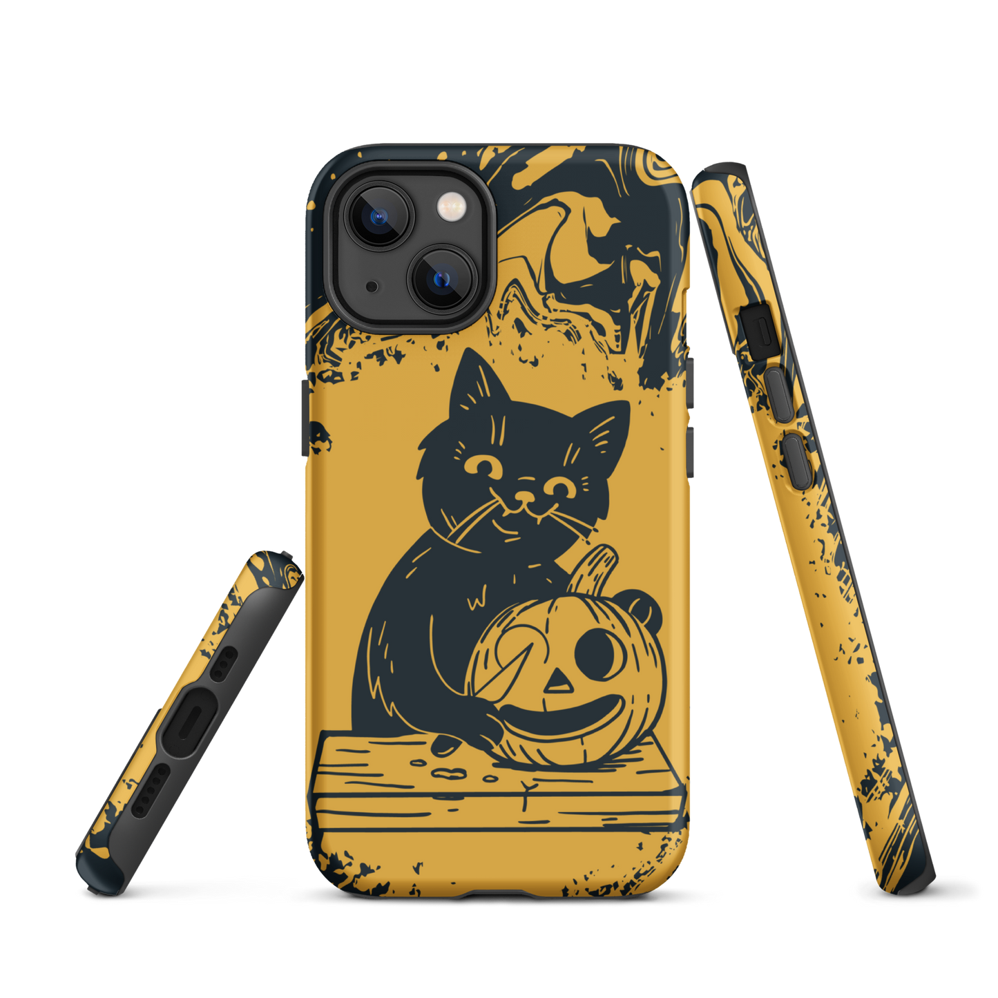Black cat Halloween | Tough Case for iPhone®