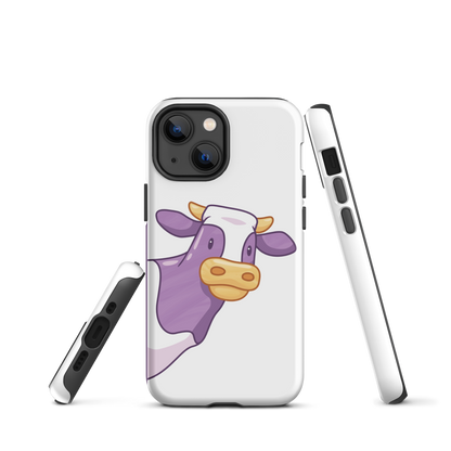 Cow peeking " Tough Case for iPhone®