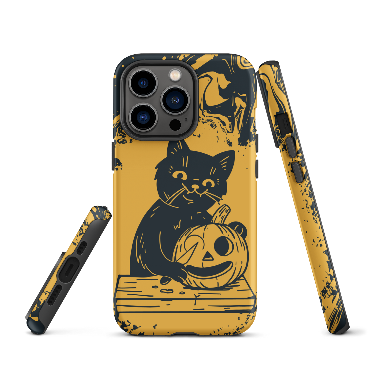 Black cat Halloween | Tough Case for iPhone®