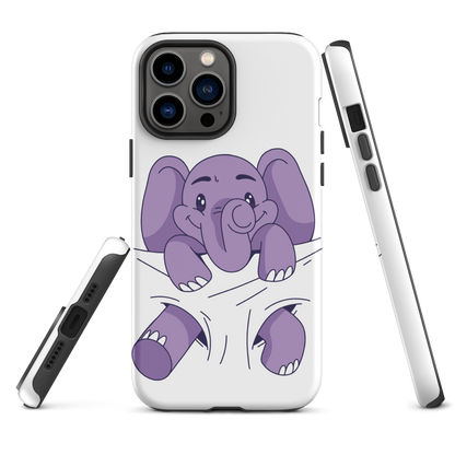 Carrying baby elephant | Tough Case for iPhone®