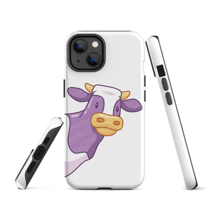 Cow peeking " Tough Case for iPhone®