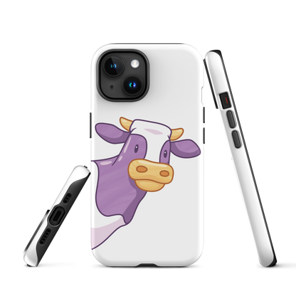 Cow peeking " Tough Case for iPhone®