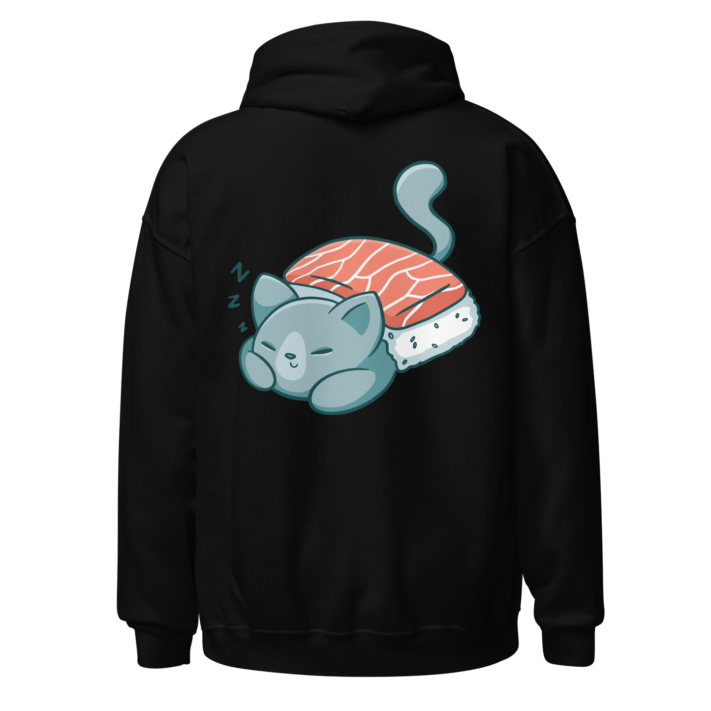 Cat sleeping sushi blanket | Unisex Hoodie