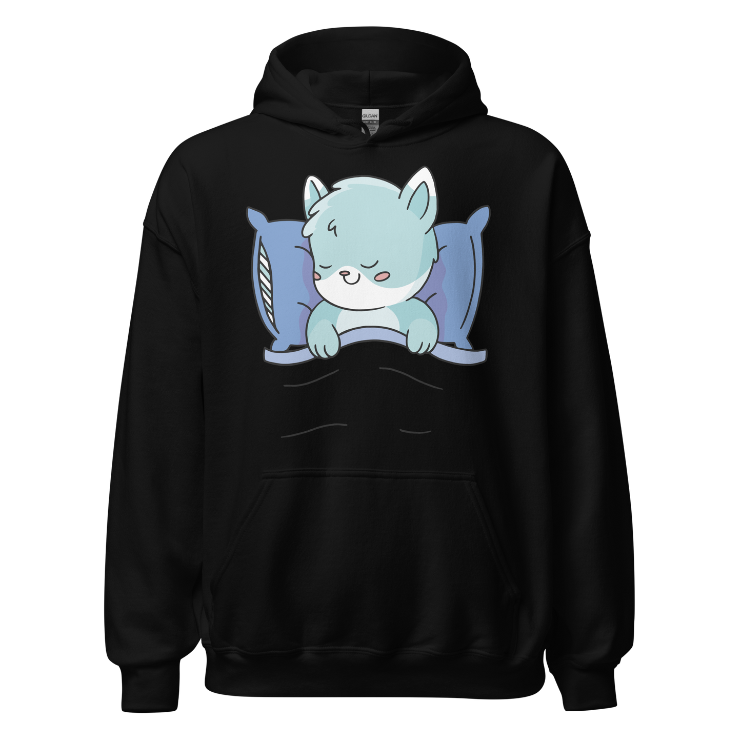 Cute sleeping cat cartoon | Unisex Hoodie