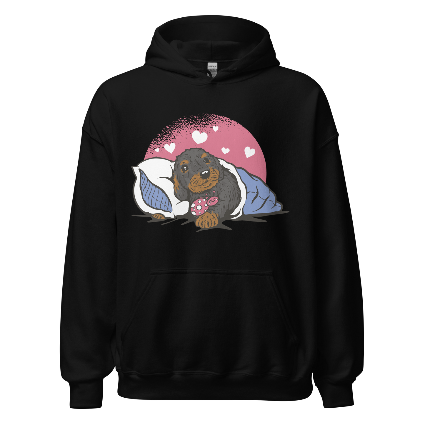 Sleepy Dachshund Dog | Unisex Hoodie