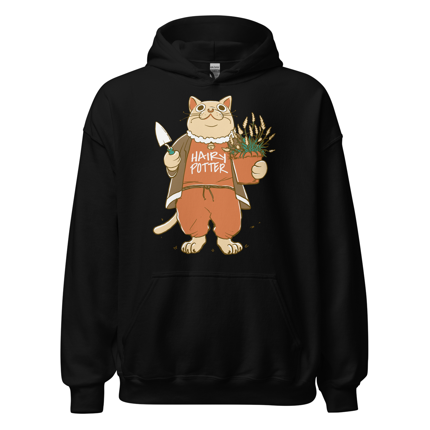 Cat animal with plant | Unisex Hoodie