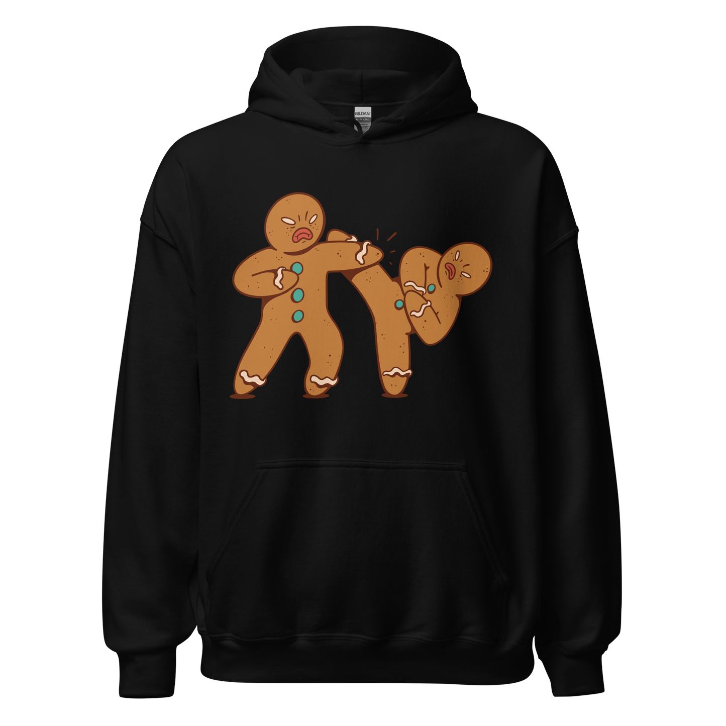 Gingerbread men fight | Unisex Hoodie