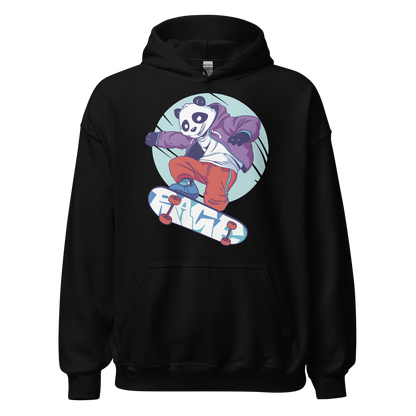 Panda skateboarding | Unisex Hoodie