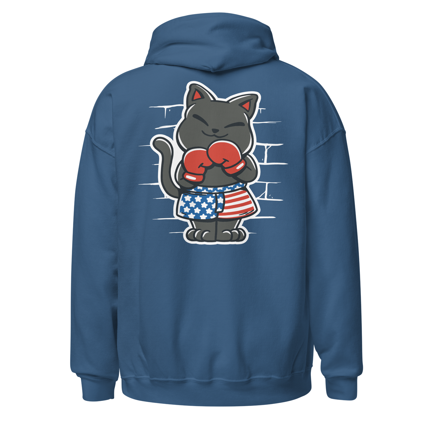 USA boxer cat | Unisex Hoodie - F&B