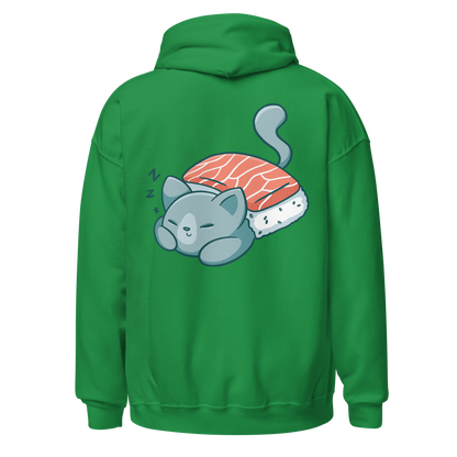 Cat sleeping sushi blanket | Unisex Hoodie