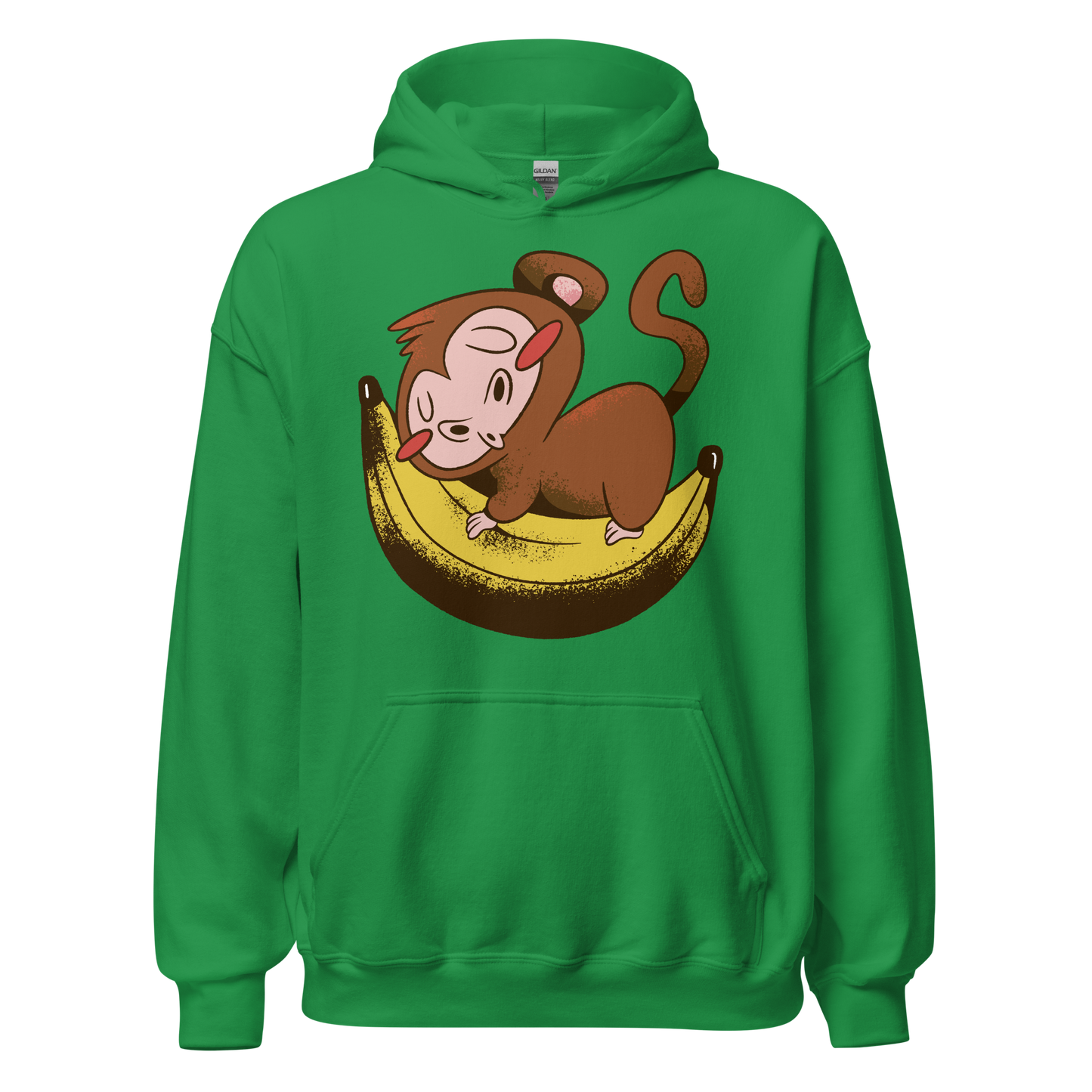 Monkey sleeping on banana | Unisex Hoodie