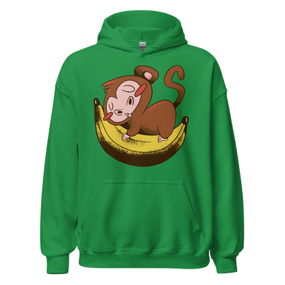 Monkey sleeping on banana | Unisex Hoodie