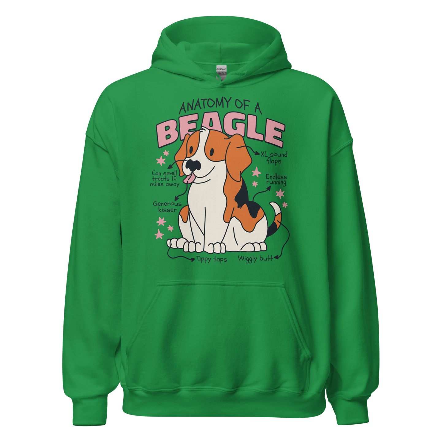 Beagle anatomy | Unisex Hoodie