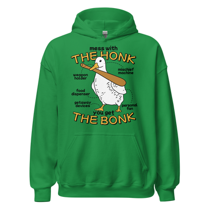 Duck animal with a bat | Unisex Hoodie